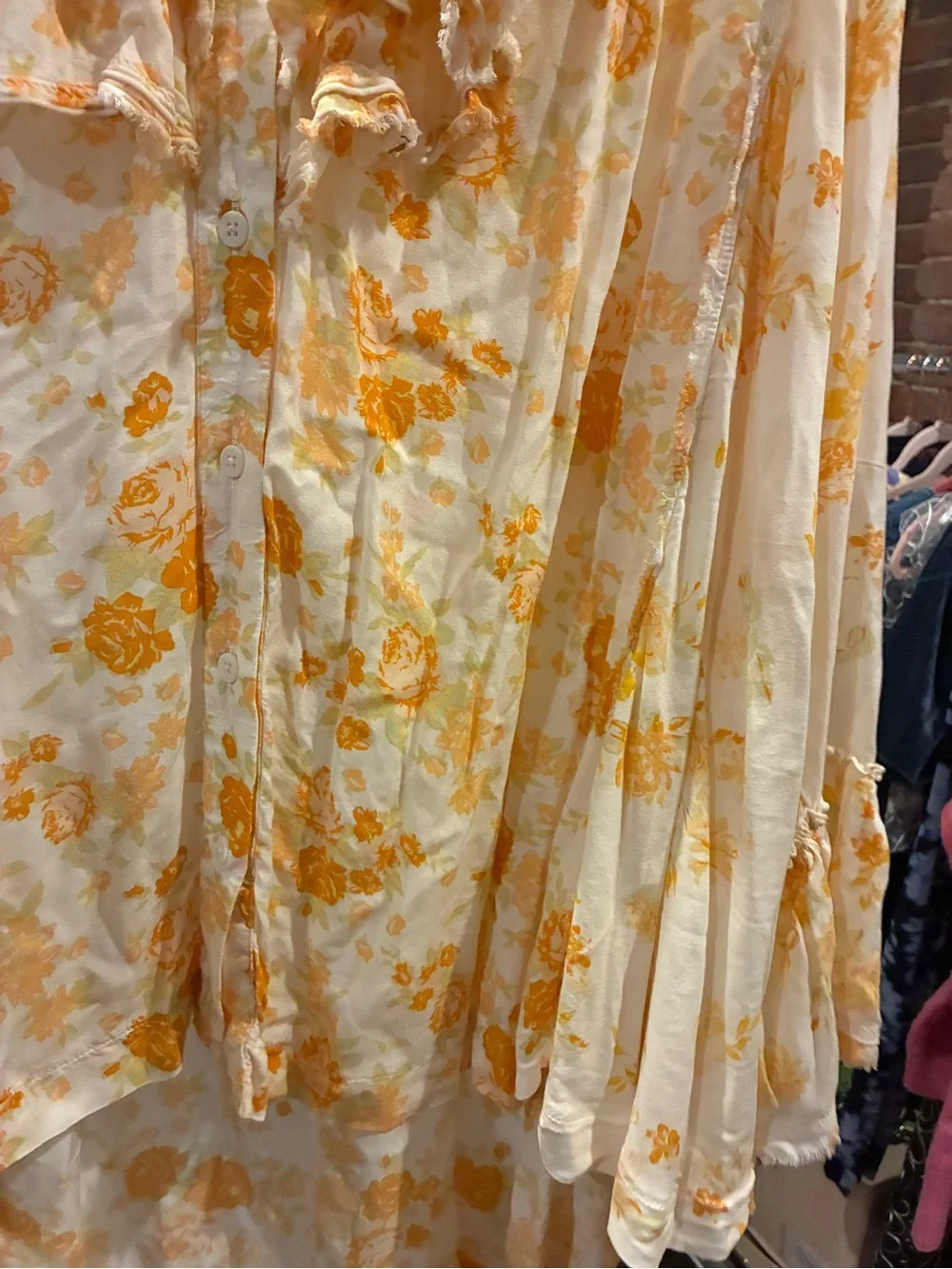 Free People Loretta Floral Tunic